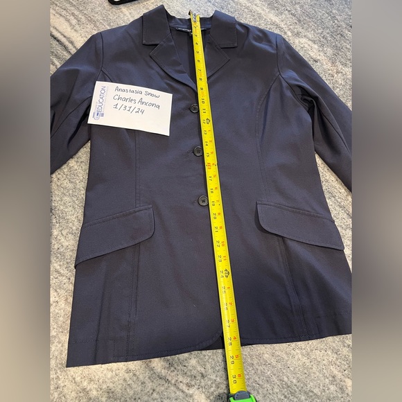 Navy blue Charles Ancona ladies coat/jacket - Picture 12 of 13